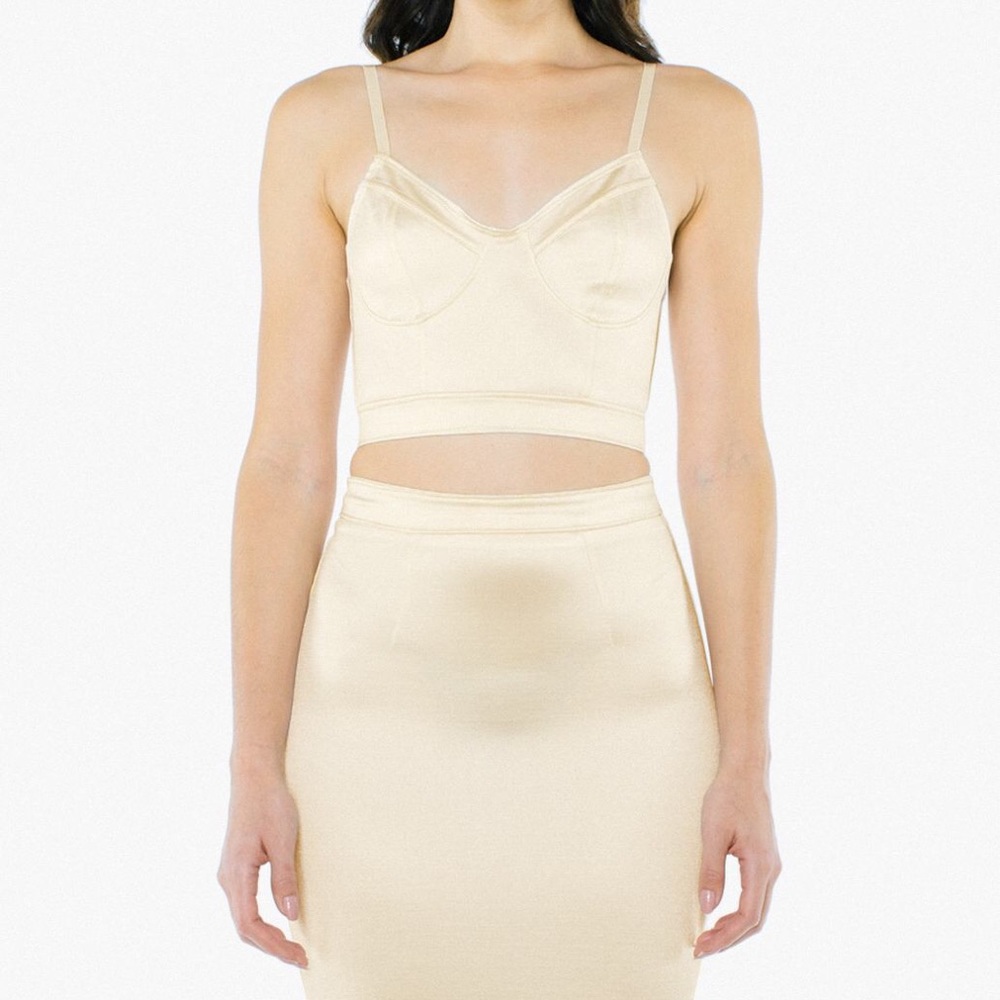 Disco Bralette & Midi Pencil Skirt